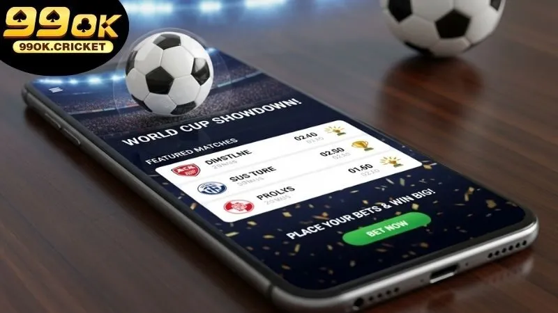 Cách thức cá cược World Cup online tại 99OK
